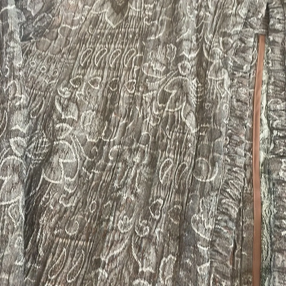 Chicos NWOT tapestry jacket brown size 12 - Picture 8 of 8